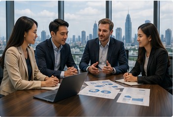 LOLAHA international and Thai market development team